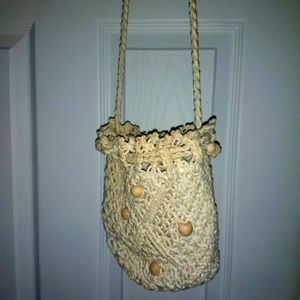 Crochet satchel